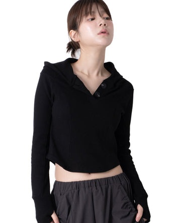 2BUTTON LOW HOOD